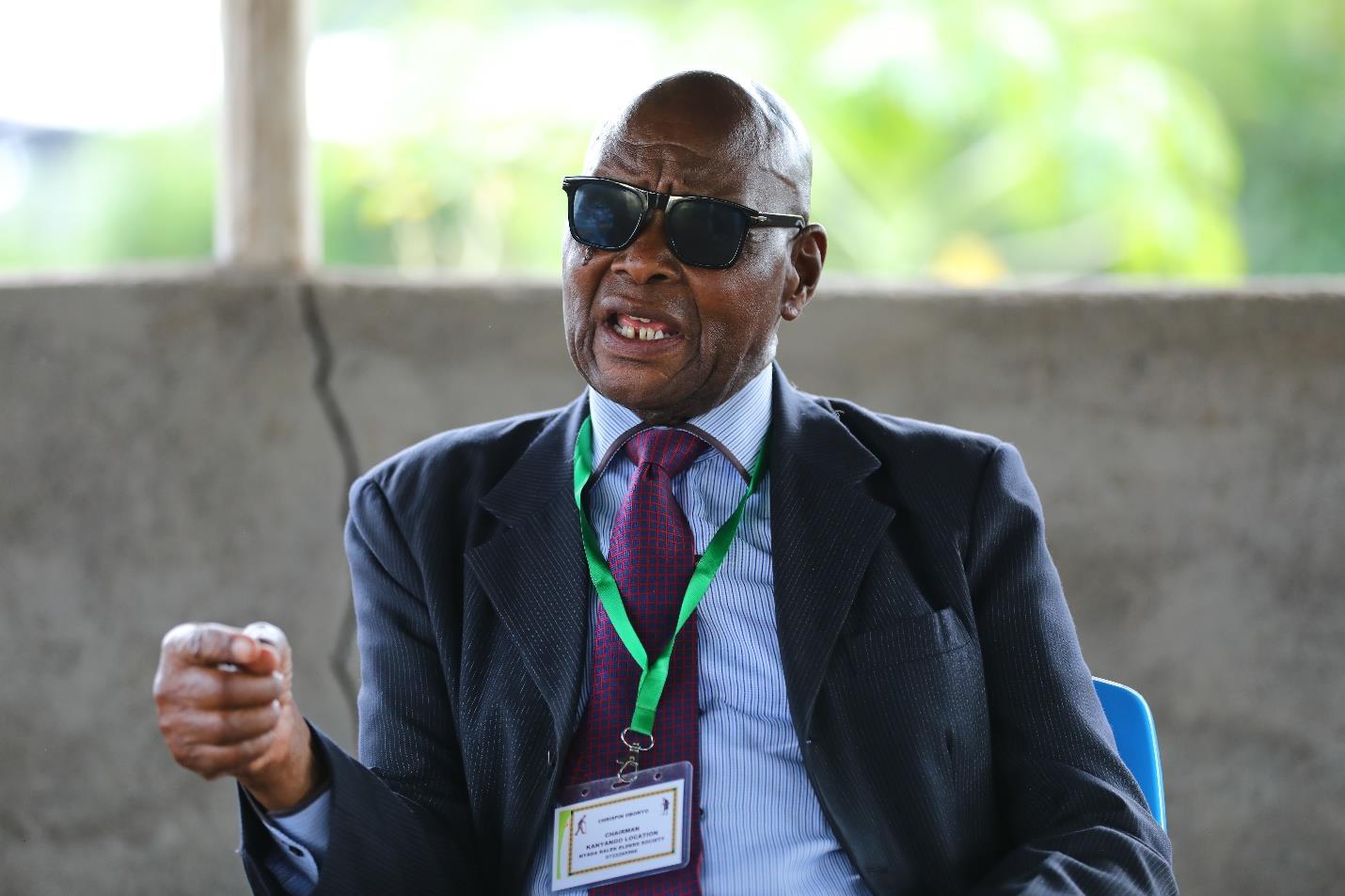 Chrispin Obonyo, Chair person, Nyada Ralek Elders