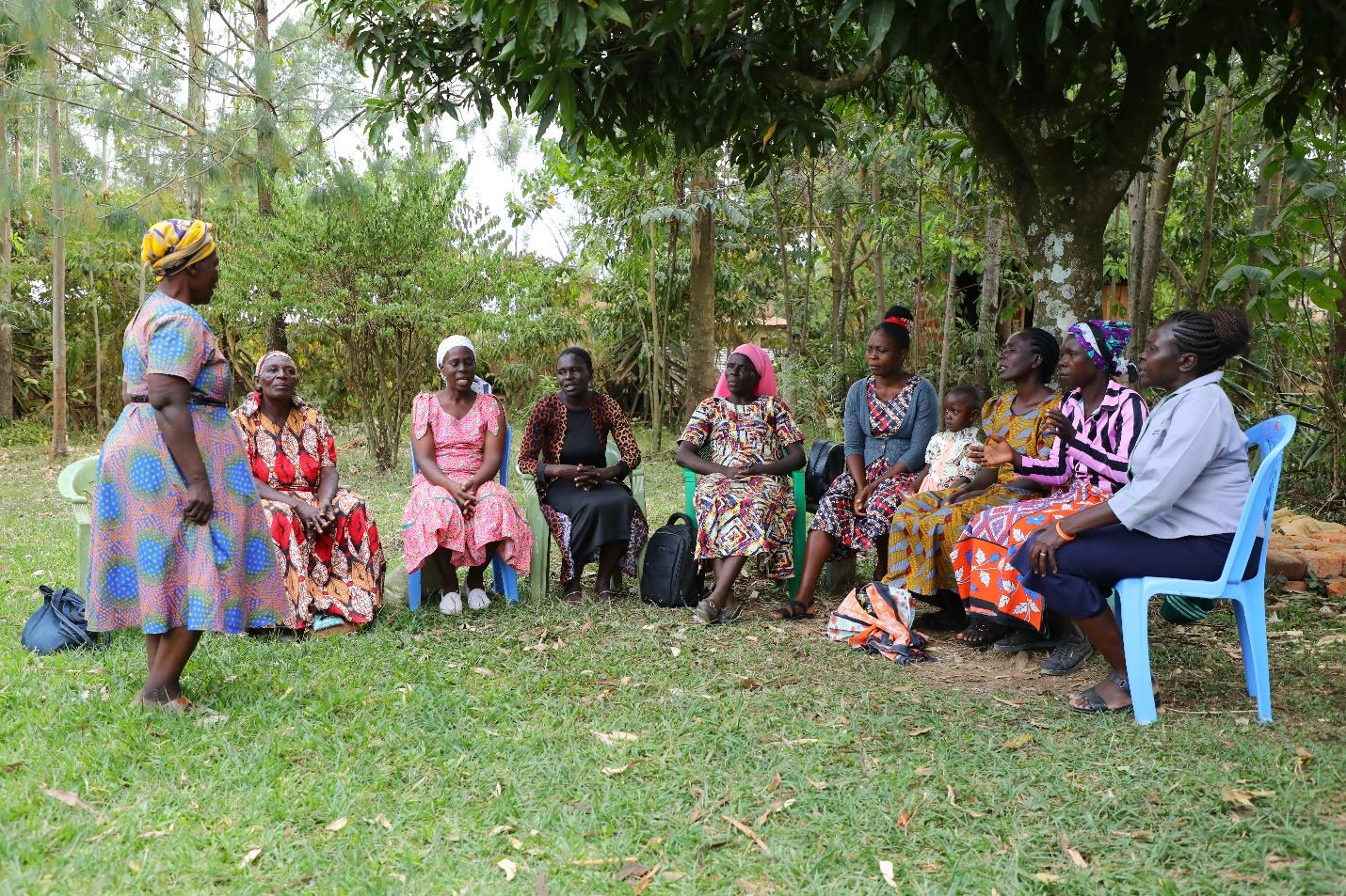 Group of women outside