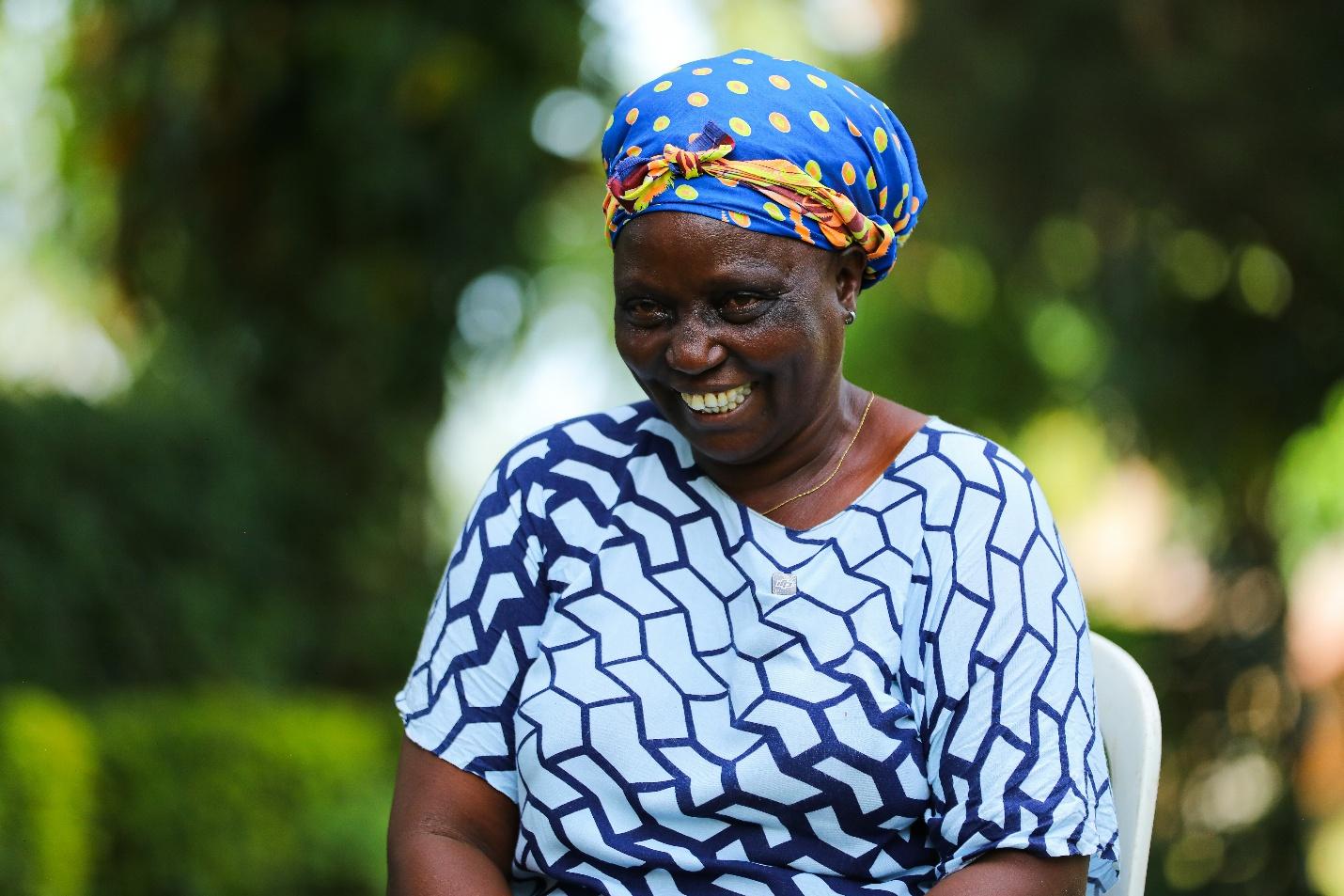 Smiling woman