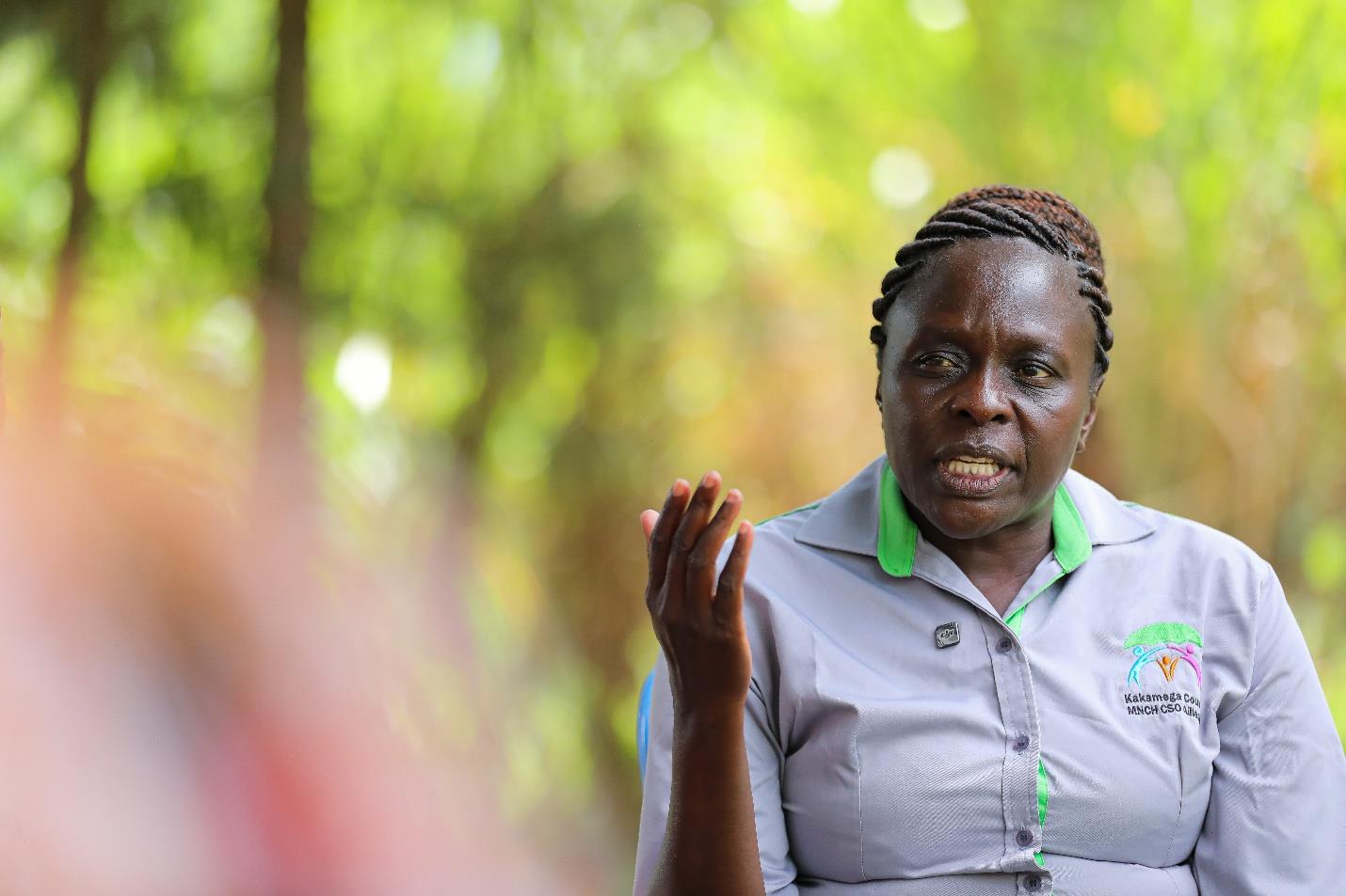 Pamela Naumwo speaking.